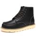 One piece drop shipping high top shoes fashion trend work wear large size boots genuine leather British Martin boots leather boots 0027 men's shoes_vogvips.com