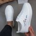 2026 New Spring/Summer Breathable Leather White Shoes With Hollow Mesh Design, Soft Sole, Versatile, Comfortable Casual_vogvips.com