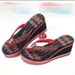Women’s Shoes Ethnic Flip Flops For Women In Summer Fashionable And Stylish Outdoor Wear, Wedge Sandals With Thick Soles New Beach Slippers For Women_vogvips.com