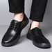 Men's British Business Formal Groom Versatile Trendy Work Black Big Toe Casual Leather Shoes_vogvips.com