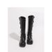 Melard Over-the-Knee Long For Women 2025 New Model Gold Belt Buckle Western Cowboy Riding Boots_vogvips.com