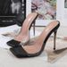 MS Women's Sexy High Heel Sandals - Open Toe Party Shoes With Comfortable Rubber Sole, Available In Black/Silver/Gold (Sizes 36-42)_vogvips.com