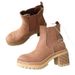 ShoeVault 2025 Winter New Elastic Short Daily Wear Slip-On Chunky Heel Boots Plus Size Women's Shoes Wholesale_vogvips.com