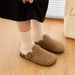 Parent-child Children's 2025 New Model Outdoor Slip-on Retro Lazy Slippers For Girls, Fashionable Closed-toe_vogvips.com