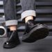 New Leather Spring Men's Shoes High-top Men's Heightening Tooling Martin Boots_vogvips.com