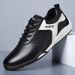 Casual 2025 Spring New Fashion Trend Men's Sports Single Genuine Leather Breathable Running Shoes_vogvips.com