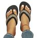 Women’s Shoes Wear Large Rhinestone Jewelry Flip Flops Casual Outdoor Wear Versatile Fashion Flat Slippers_vogvips.com