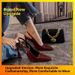 Low Cut, Buckled Burgundy High Heels, Feminine Stiletto Heels, Sophisticated And Comfortable, Back Strap Sandals, 2025 Spring New Style._vogvips.com
