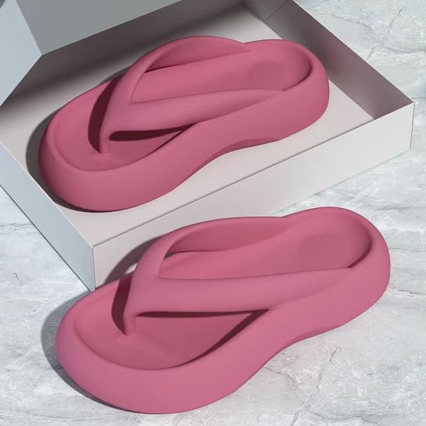 Women's Anti-Slip Flip Flops 2023 Beach Wear Cool Comfortable Sandals with Thick Soles for Summer_vogvips.com