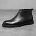 European Warm Series Men's Leather Shoes Boots Solid Color Ins European Style Versatile Winter_vogvips.com
