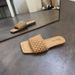 Women's One-Strap Sandals 2025 Summer Outdoor Flat French Style Thai Beach Vacation Slippers_vogvips.com