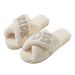 BRIDE Plush Slippers, Popular Pearl Letter Bridal Cross Plush Slippers For Bachelorette Party And Wedding_vogvips.com