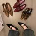 French Single Shoes, Flat Shoes, Height Increase In Spring And Autumn, Small Fragrant Single Shoes, Soft-soled Shoes, Retro Mary Jane Women's Shoes_vogvips.com