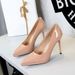 8366-1 Women's Stiletto High-heeled Shoes, Shallow Cut, Sexy And Versatile, With Waterproof Platform, Comfortable For_vogvips.com