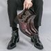 New Fashion Chelsea Boots Men's Brown Retro High-top Men's Boots European And American Fashion Boots British Gentleman Leather Boots_vogvips.com