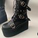 2022 New Punk Belt Buckle Thick Sole Side Zipper Short For Women Plus Size Boots_vogvips.com