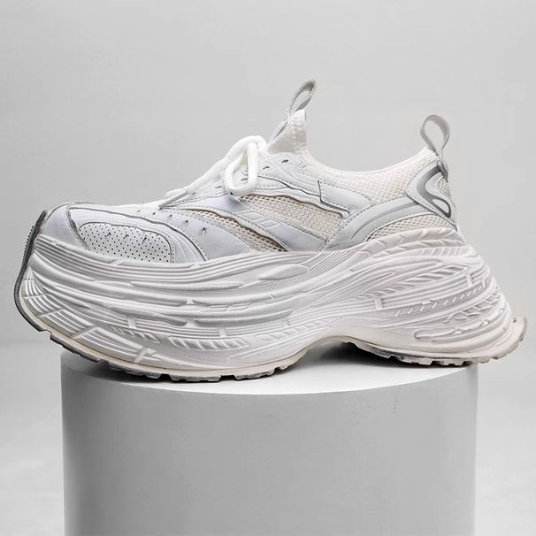 Paris 16XL Dad Thick Sole Height Increasing Men's Women's 2024 Summer New Breathable Mesh Casual Sports Shoes Trend_vogvips.com