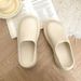 Women's Stylish Closed Toe Sandals Summer Wear Cute Star Pattern Thick Sole Non Slip Height Increasing Popular Sandals_vogvips.com