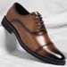 Wenzhou 2025 Three-Joint Suit Business Formal Leather Men's Pointed Commuting Office Shoes_vogvips.com