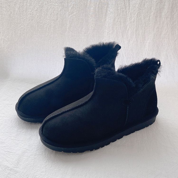 NEW Men's Woolen Leather Boots For Autumn And Winter Are Warm And Anti-slip_vogvips.com