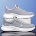 New Autumn Men's Sports Casual Breathable Fly Woven Mesh Running Soft Sole Lightweight Shoes Unisex_vogvips.com