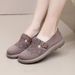 2025 Summer Women's New Versatile Casual Slip-On Mesh Shoes With Soft Sole, Breathable Outdoor Round-Toe Trendy Shoes_vogvips.com