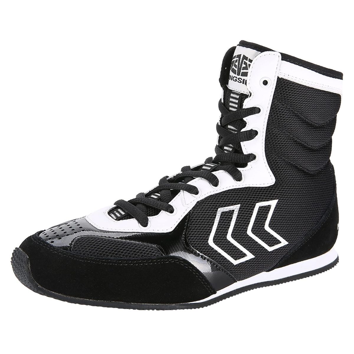 Men's Wrestling Shoes Casual High Top Boxing Athletic Shoes Fashion Lightweight Sports Combat Sneakers_vogvips.com