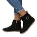 2023 Autumn Winter Short European American Foreign Trade Tassel Women Flat Buckle Martin Retro Knight Boots Large Horse_vogvips.com