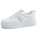 Women's White 2026 New Model Women's Shoes Summer Student Versatile Flat-soled Spring And Autumn Popular Sports_vogvips.com