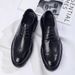 New Formal Business Brogue Lace-up Derby Leather Casual Spring Soft Sole Men's Shoes_vogvips.com