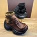 Men's Shoes Retro First Layer Cowhide Thick Sole Summer Paris Fashion Height Increase Platform Cake Bottom Comfortable Socks Shoes_vogvips.com