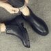 Martin Boots Men's Medium Top Retro Sleeve High Top Leather Shoes Men's Chelsea Boots_vogvips.com
