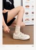 Dexun Shoes Women's 2026 Summer New Hollow Rhinestone Double Buckle With Mesh Single Shoes Soft Sole Light Casual Shoes Sports Shoes_vogvips.com