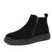 European Warm Series Martin Autumn Winter Fleece Lined Warm British Style Short Suede Leather Mid-top Men's Boots_vogvips.com
