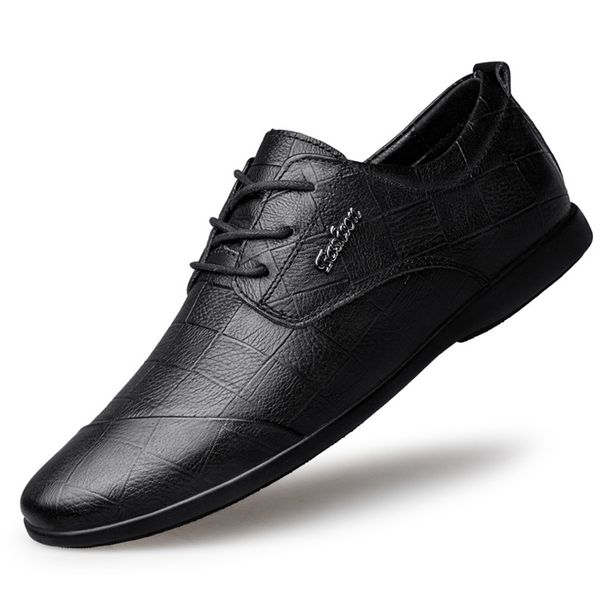 Casual Shoes Men's Formal Wear Soft-soled Small Leather Shoes Men's Shoes_vogvips.com