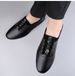 Round Head Men's Soft Sole Lace-up Men's Casual Shoes Driving Men's Shoes_vogvips.com