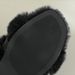 Women Spring Autumn Warm Slippers Indoor And Outdoor Short Plush Slides Flat Cotton Shoes Metal Chain Black Beige Grey 3_vogvips.com