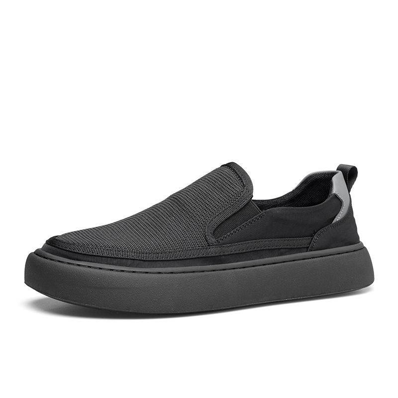Euro Step Men's Shoes Comfortable Breathable Soft Sole Round Toe Slip-On Loafers Outdoor Casual Moccasins_vogvips.com