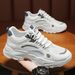 Spring New Breathable Mesh Men's Fashion Versatile Thick Sole Sports And Casual Dad Trendy Shoes_vogvips.com