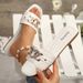 Women’s Shoes Love Heart New Flip-flops Casual Fashion Flat Flip-flops Sandals_vogvips.com