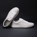 Summer Cowhide Casual Versatile Board Fashionable Low Top White Shoes, Trendy And Comfortable Korean Version Men's Shoes_vogvips.com