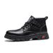 European Warm Series Cardile Crocodile Martin High-top Autumn Winter Boots Men's Leather Shoes Thick-soled Height-increasing_vogvips.com
