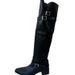 Internet Celebrity Thick Heel High Tube Slouch For Women, French Style Summer And Autumn New Pleated Slim Boots, Knight_vogvips.com