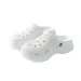 Women's Non Slip White Thick Soled Sandals EVA Breathable For Increased Breathability Casual Outdoor Beach Shoes With_vogvips.com