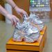 New Women S Chunky Sneakers Fashion Glitter Casual For Comfort Soft Sole Walking Designer Shoes Zapatillas Mujer_vogvips.com