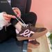 Zhao Zhaoyi's Same Red German Training For Women In Early Spring 2025, New Leather Embroidered Thick Soled Casual Sports_vogvips.com
