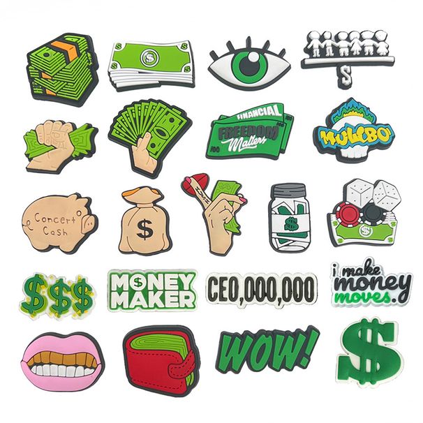 21 Dollar Set Of Shoes Flower Accessories DIY Soft Rubber Accessories Shoe Accessories_vogvips.com