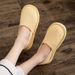 Summer Thin Cotton Maternity Shoes 56789 Months Breathable Non-Slip Soft Sole Closed Heel Postpartum Slippers For Women_vogvips.com