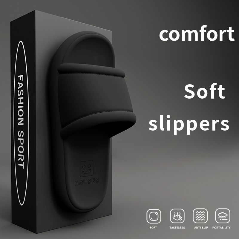 New Men's EVA Non-slip Slipper Soft Comfortable Home Summer Sandal Indoor Bathroom Slippers Male Shower Shoes_vogvips.com