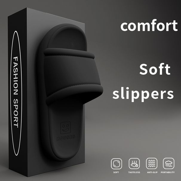 New Men's EVA Non-slip Slipper Soft Comfortable Home Summer Sandal Indoor Bathroom Slippers Male Shower Shoes_vogvips.com